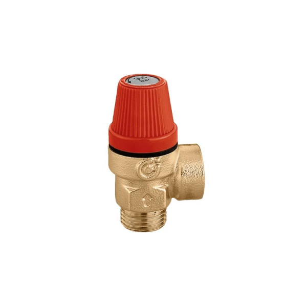 Caleffi Valvola di Sicurezza MF 1/2" 3 bar