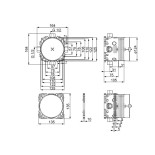 Scheda Tecnica Hansa BlueBox incasso doccia universale